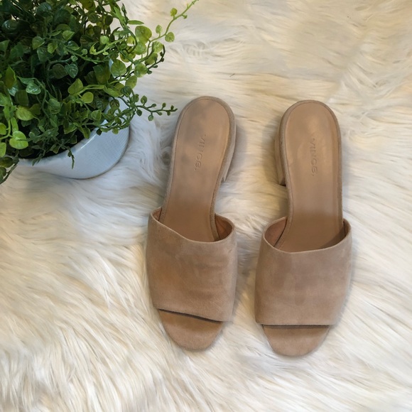 Vince Shoes - [Vince] Blush Suede Sandals - Size 9